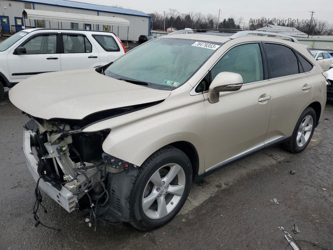 2015 Lexus Rx 350 Base Beige vin: 2T2BK1BA2FC333924