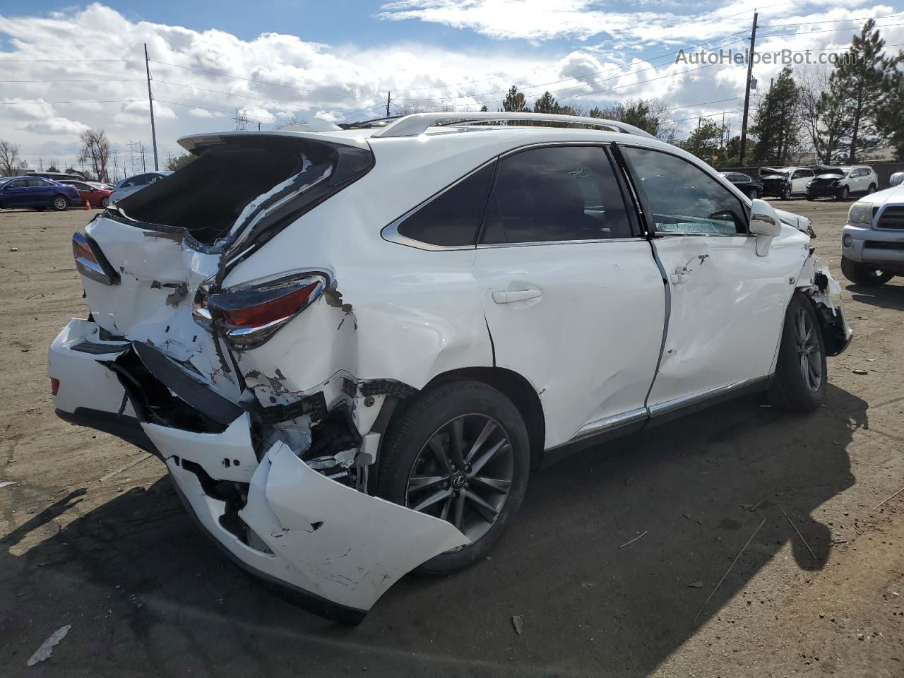 2015 Lexus Rx 350 Base White vin: 2T2BK1BA2FC338153