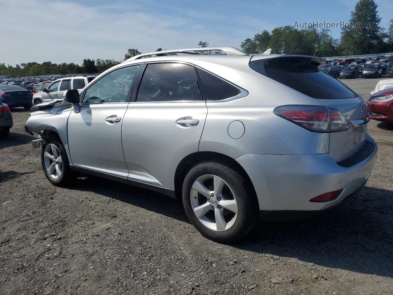 2013 Lexus Rx 350 Base Silver vin: 2T2BK1BA3DC197820