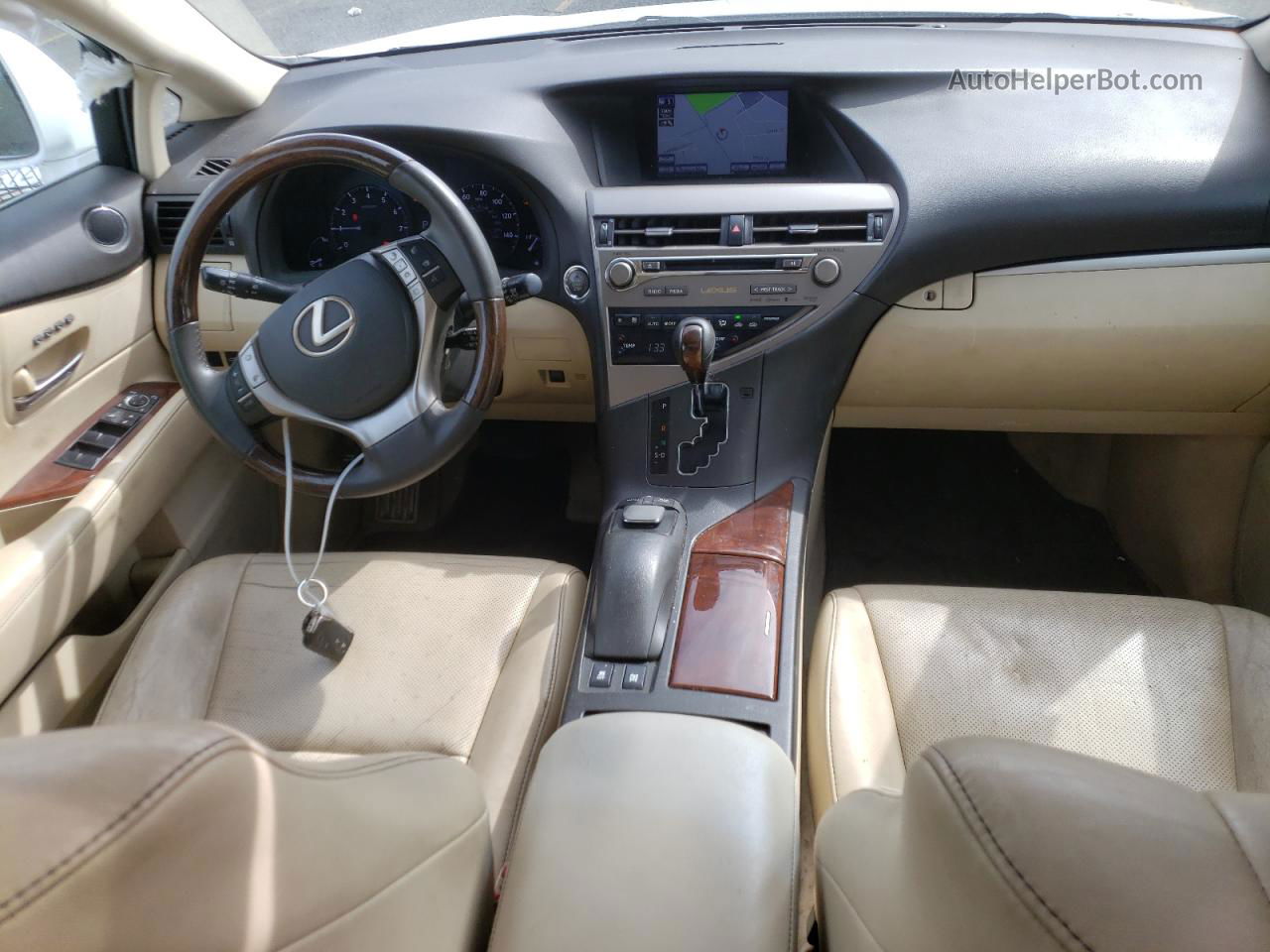 2013 Lexus Rx 350 Base Белый vin: 2T2BK1BA3DC203552