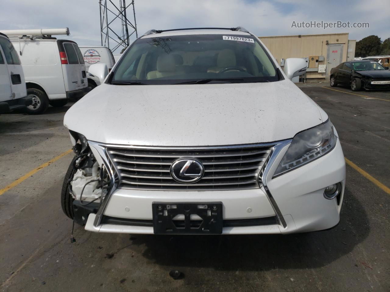 2013 Lexus Rx 350 Base Белый vin: 2T2BK1BA3DC203552