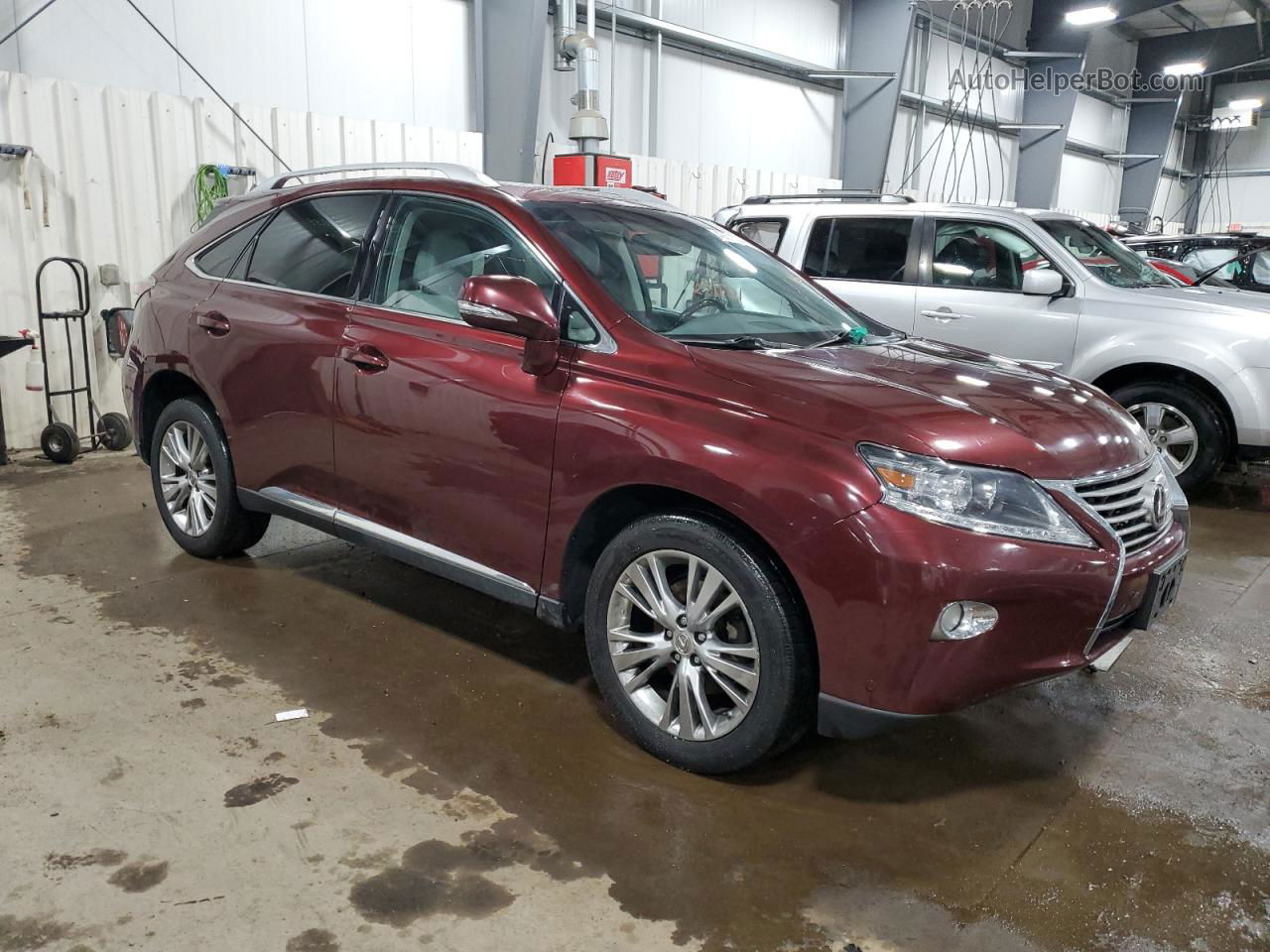 2013 Lexus Rx 350 Base Burgundy vin: 2T2BK1BA3DC207522