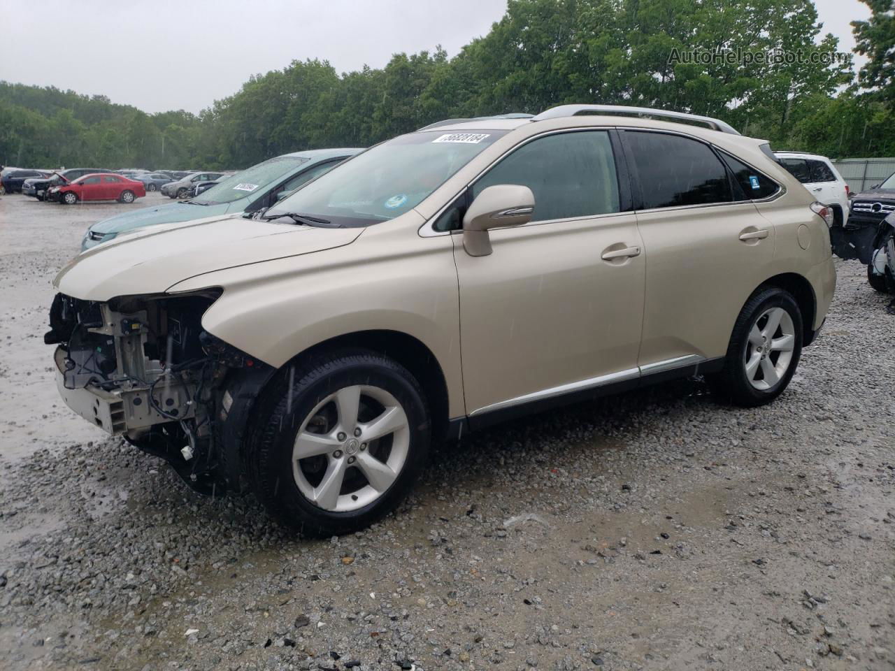 2015 Lexus Rx 350 Base Золотой vin: 2T2BK1BA3FC256268