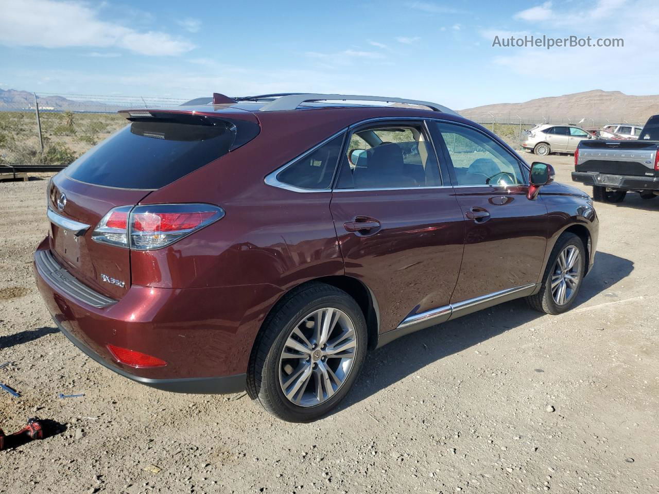 2015 Lexus Rx 350 Base Burgundy vin: 2T2BK1BA3FC275791