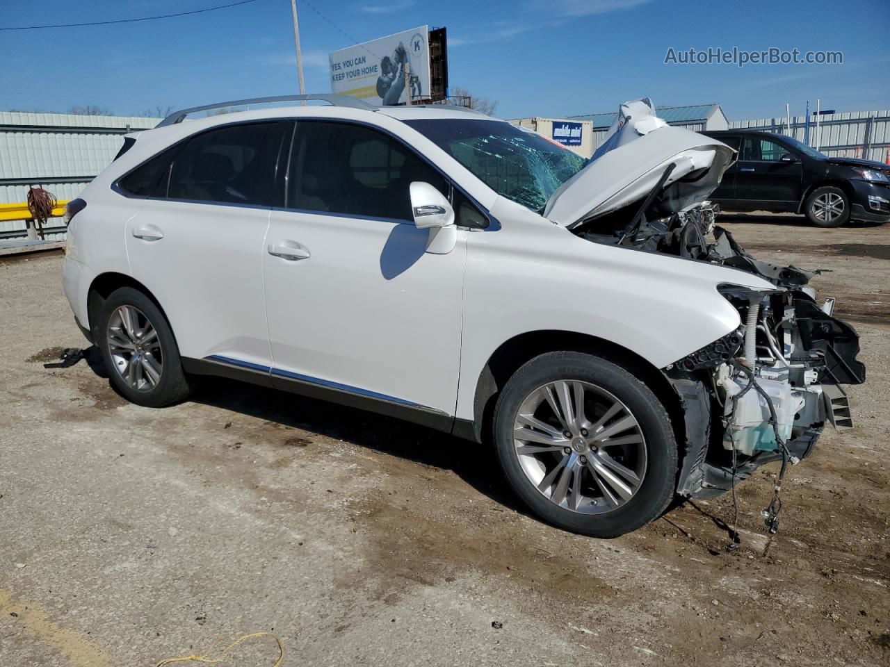 2015 Lexus Rx 350 Base Белый vin: 2T2BK1BA3FC278786