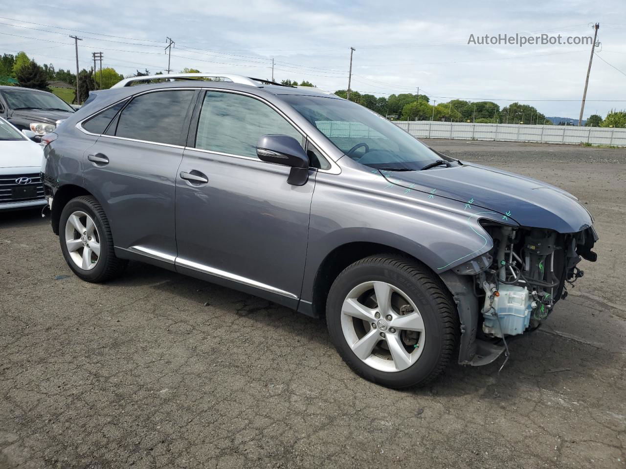 2015 Lexus Rx 350 Base Gray vin: 2T2BK1BA3FC321359