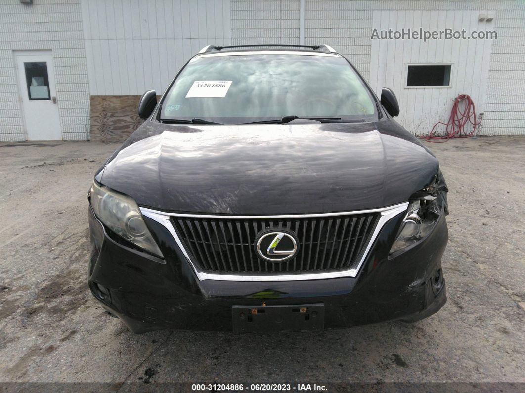 2010 Lexus Rx 350   Черный vin: 2T2BK1BA4AC075690