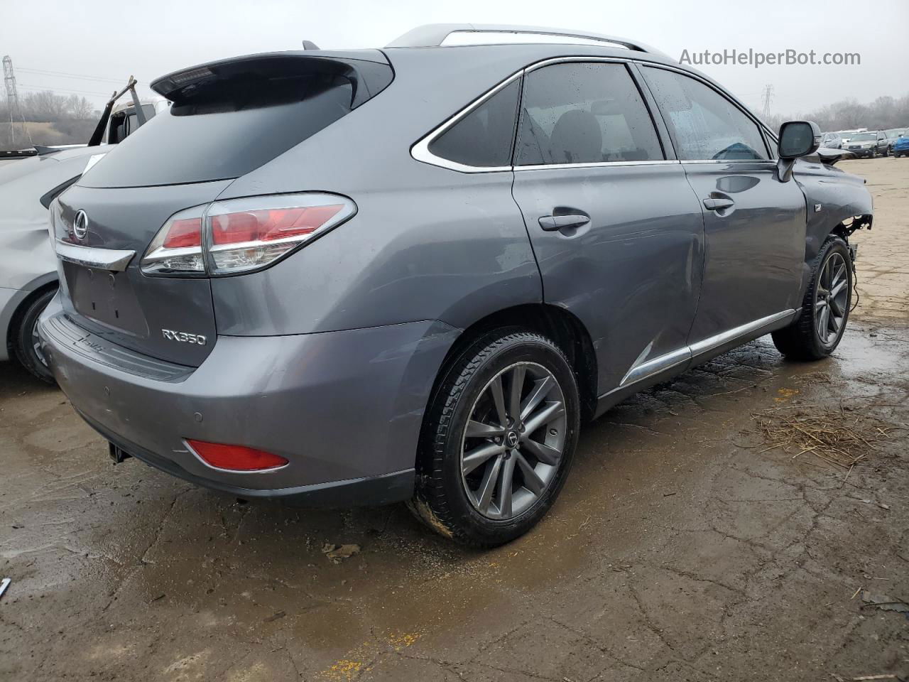 2013 Lexus Rx 350 Base Gray vin: 2T2BK1BA4DC185966