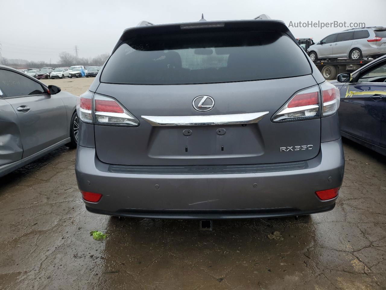 2013 Lexus Rx 350 Base Gray vin: 2T2BK1BA4DC185966