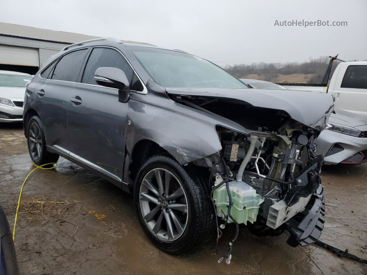 2013 Lexus Rx 350 Base Gray vin: 2T2BK1BA4DC185966