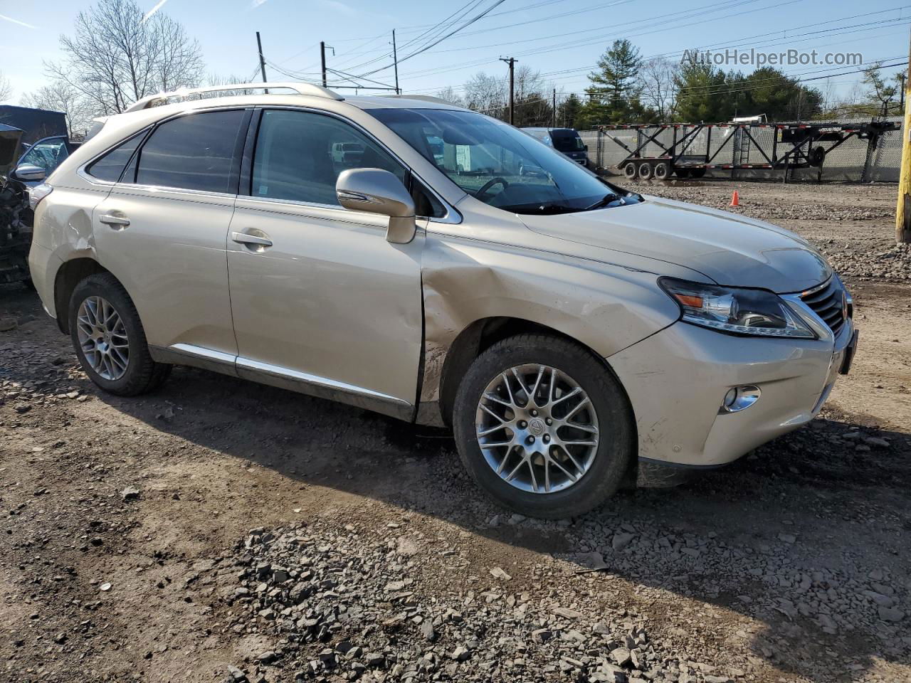 2013 Lexus Rx 350 Base Золотой vin: 2T2BK1BA4DC196174