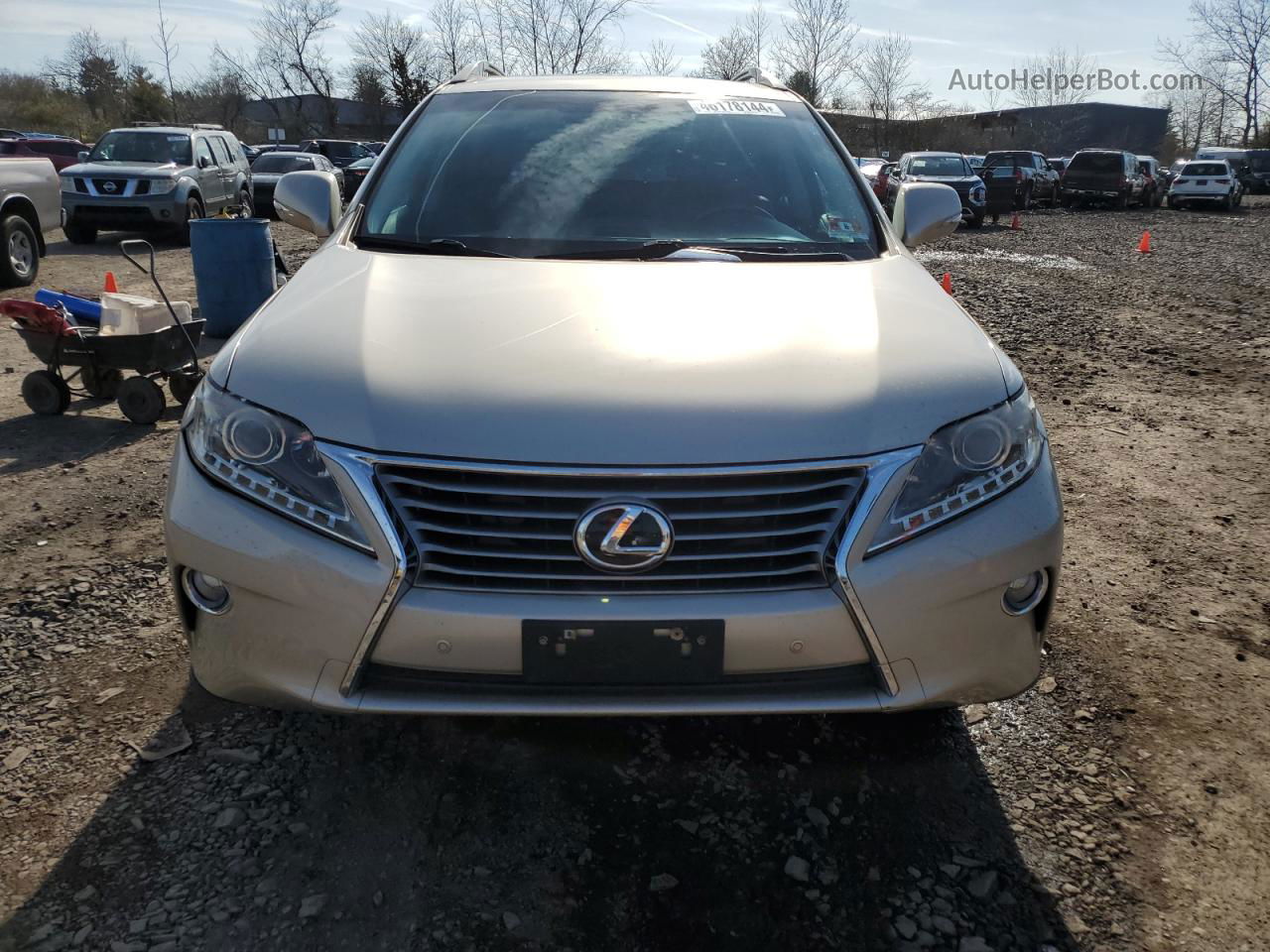 2013 Lexus Rx 350 Base Золотой vin: 2T2BK1BA4DC196174