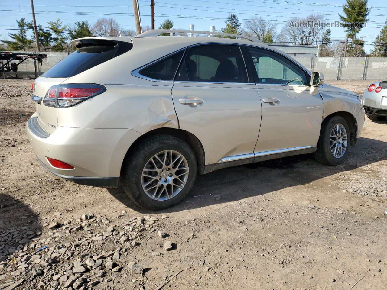 2013 Lexus Rx 350 Base Золотой vin: 2T2BK1BA4DC196174