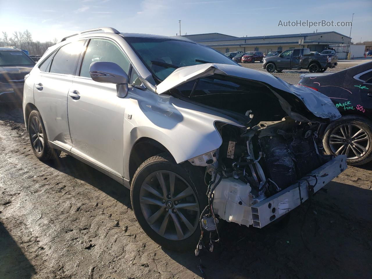 2015 Lexus Rx 350 Base Silver vin: 2T2BK1BA4FC257803