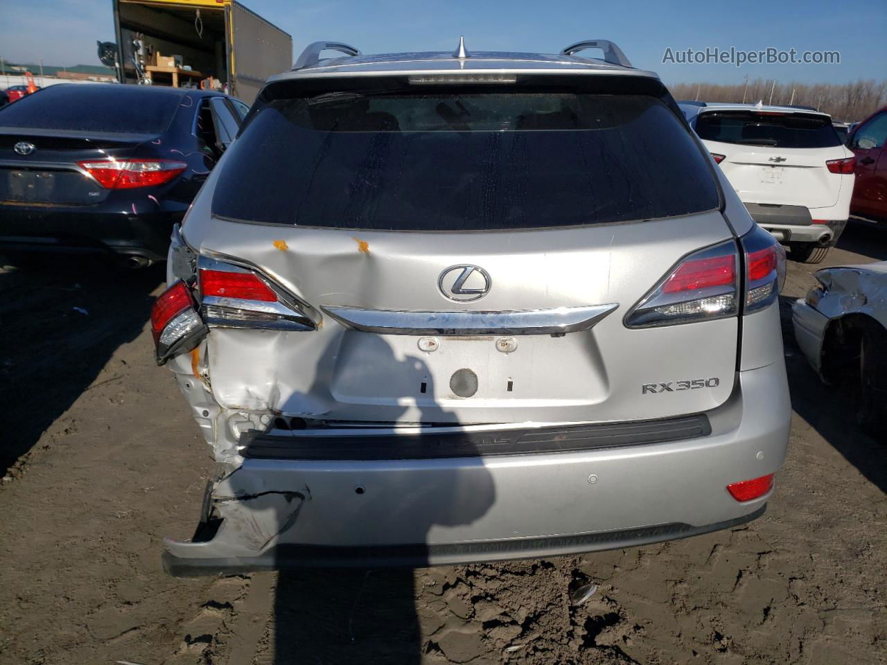 2015 Lexus Rx 350 Base Silver vin: 2T2BK1BA4FC257803