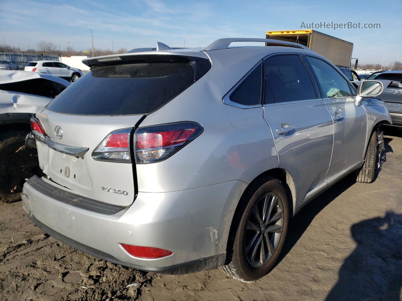 2015 Lexus Rx 350 Base Silver vin: 2T2BK1BA4FC257803