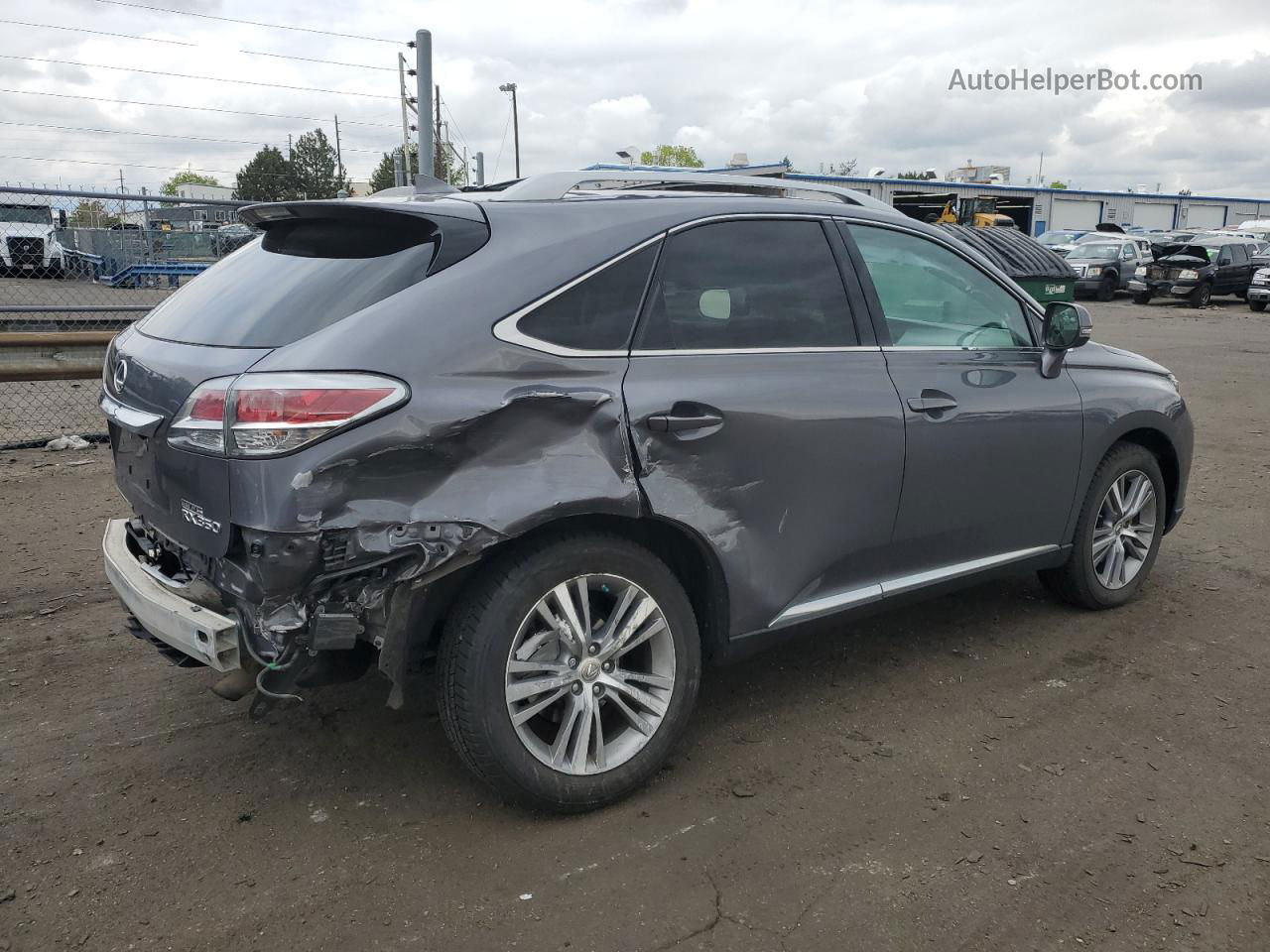 2015 Lexus Rx 350 Base Gray vin: 2T2BK1BA4FC318146