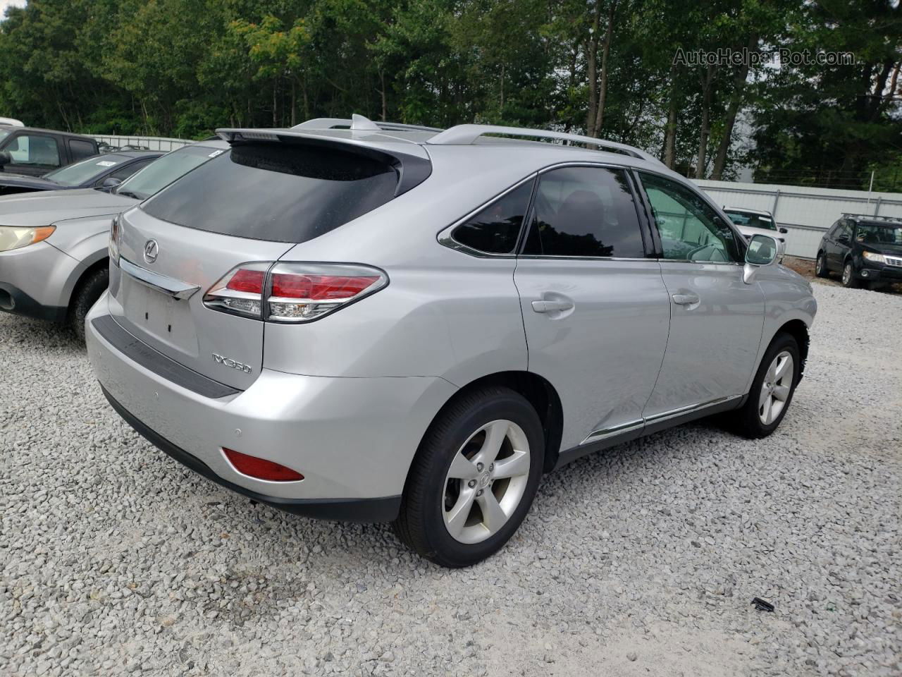 2015 Lexus Rx 350 Base Silver vin: 2T2BK1BA4FC327008