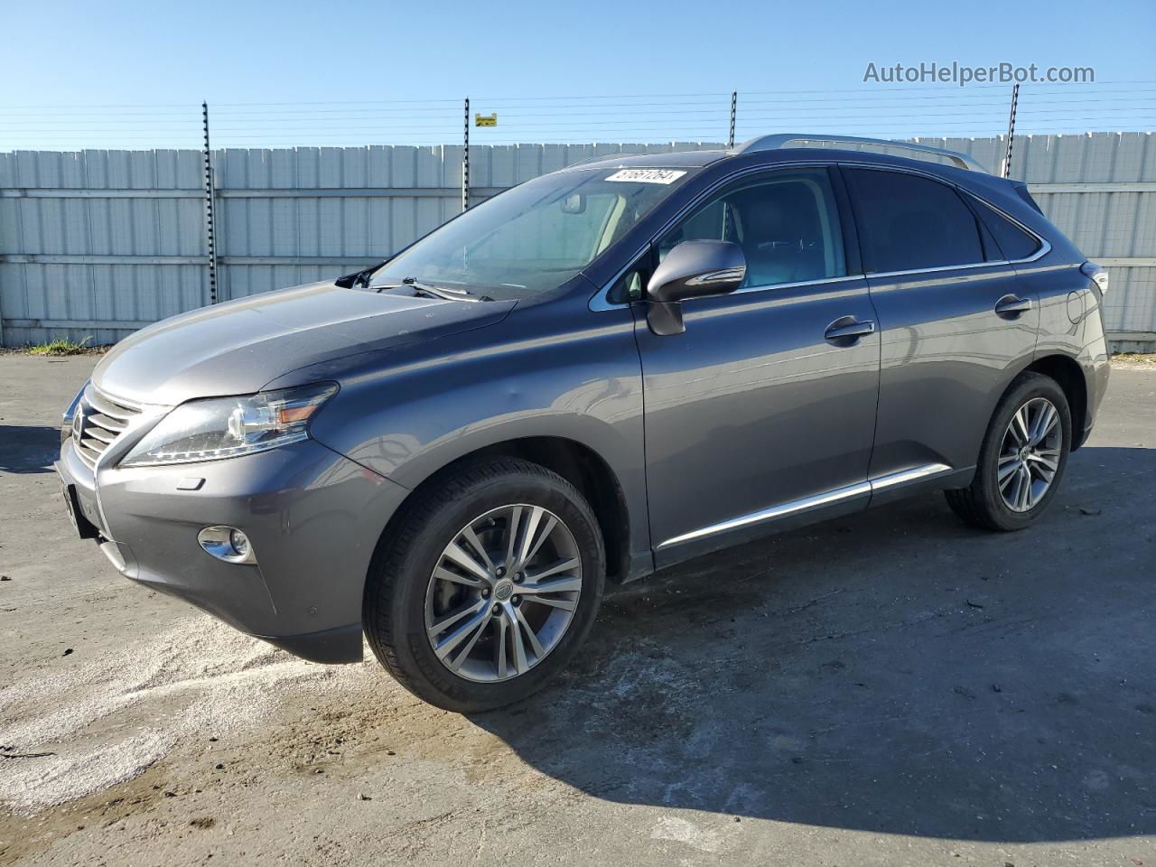 2015 Lexus Rx 350 Base Серый vin: 2T2BK1BA4FC342267