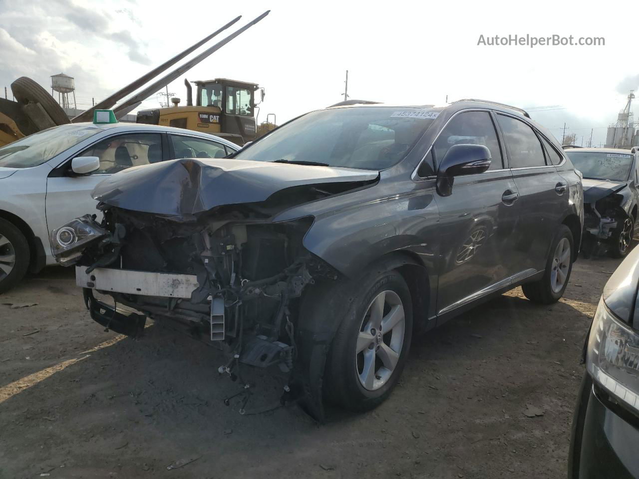 2013 Lexus Rx 350 Base Gray vin: 2T2BK1BA5DC154600