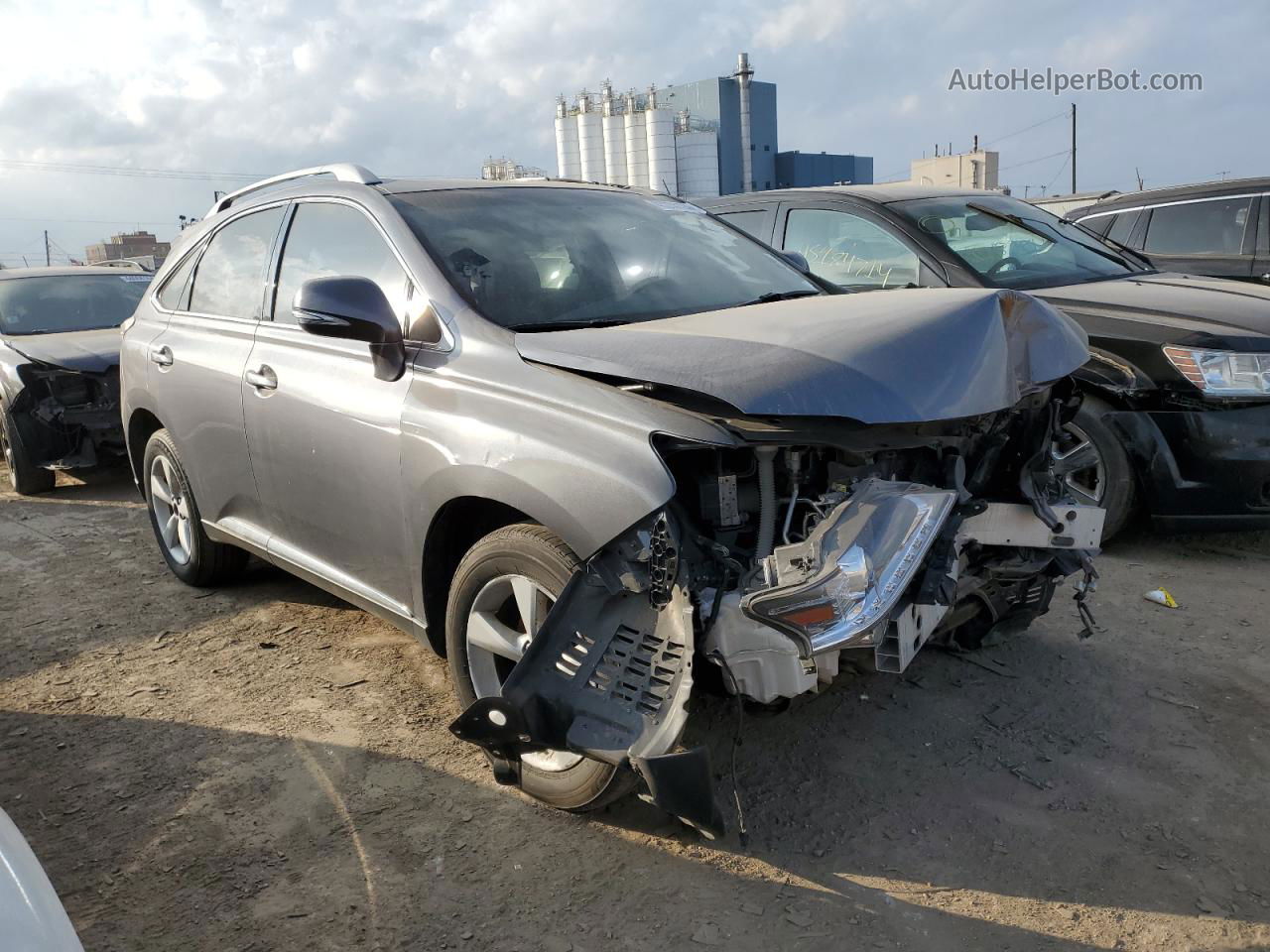 2013 Lexus Rx 350 Base Gray vin: 2T2BK1BA5DC154600