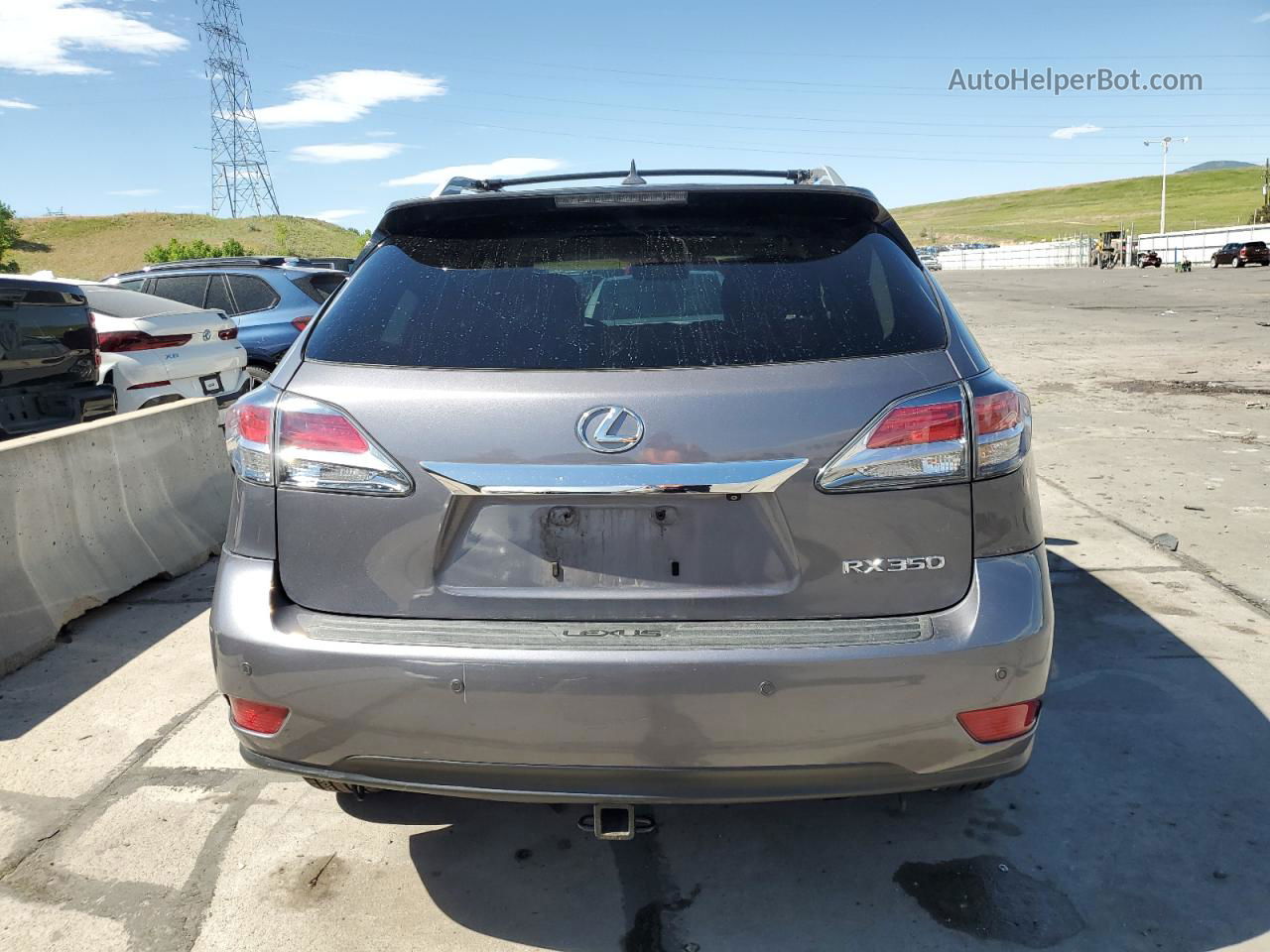 2013 Lexus Rx 350 Base Gray vin: 2T2BK1BA5DC199875