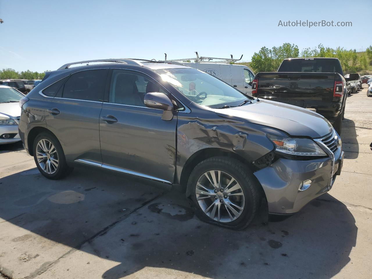 2013 Lexus Rx 350 Base Gray vin: 2T2BK1BA5DC199875