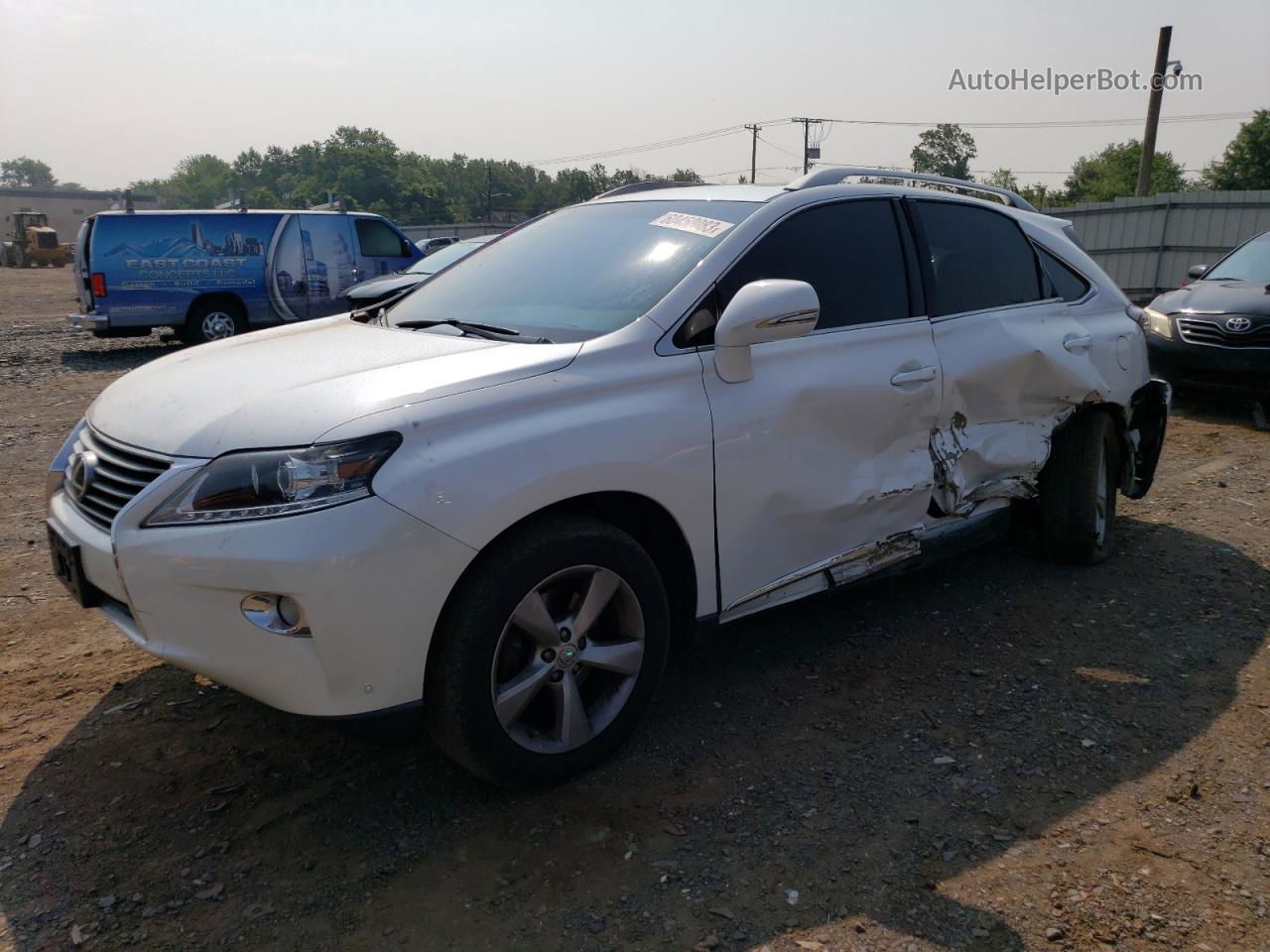 2013 Lexus Rx 350 Base Белый vin: 2T2BK1BA5DC209143