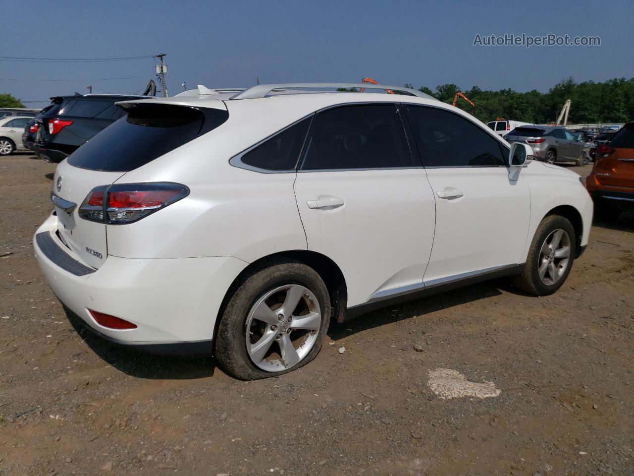 2013 Lexus Rx 350 Base Белый vin: 2T2BK1BA5DC209143