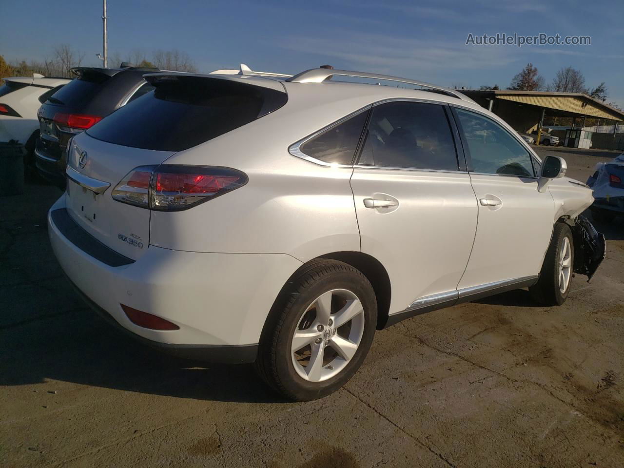 2013 Lexus Rx 350 Base White vin: 2T2BK1BA5DC220112