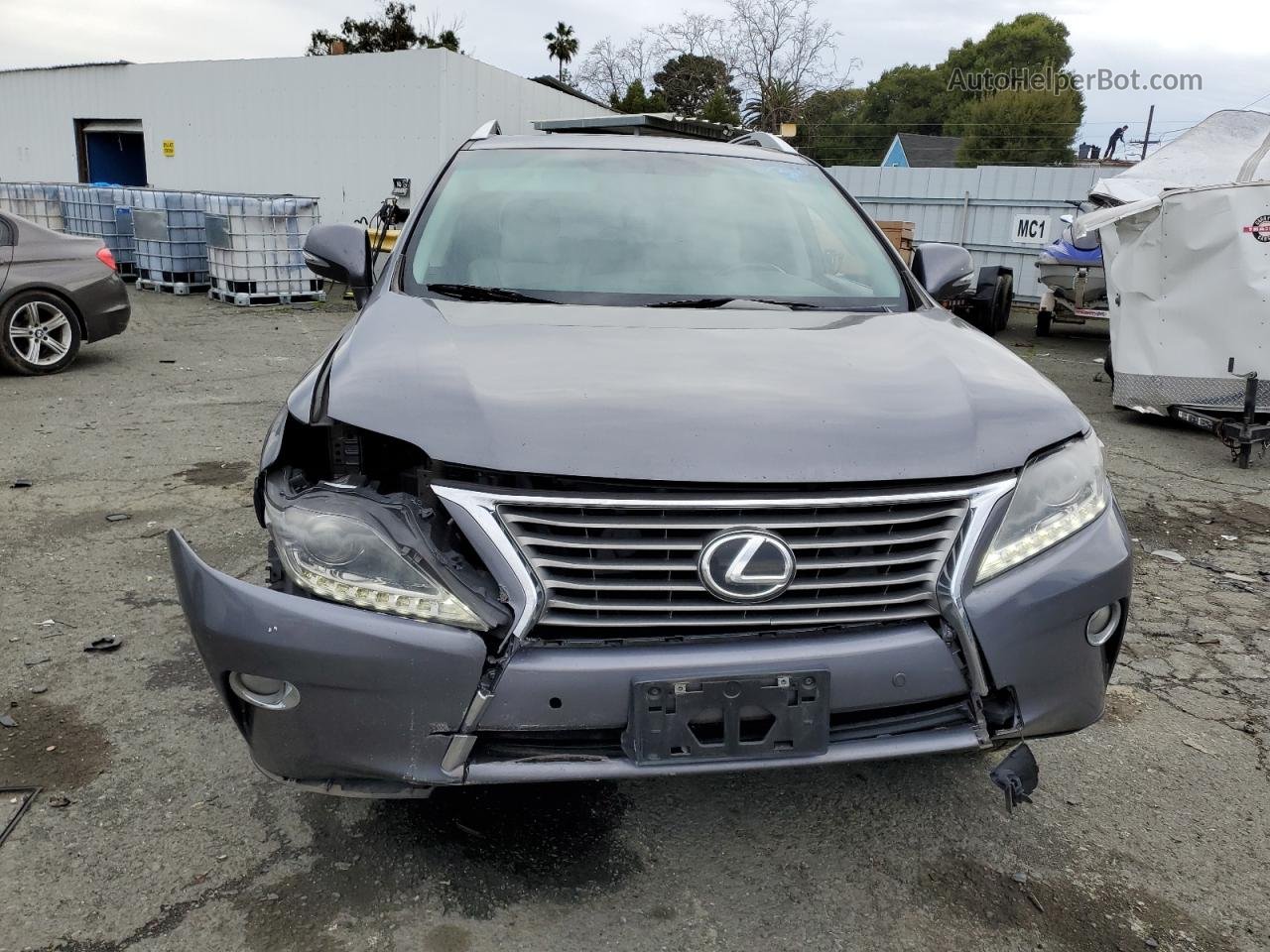 2013 Lexus Rx 350 Base Charcoal vin: 2T2BK1BA5DC224970