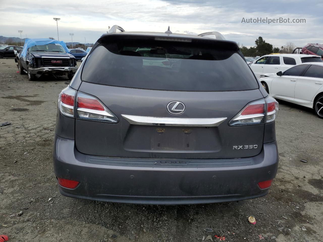 2013 Lexus Rx 350 Base Charcoal vin: 2T2BK1BA5DC224970