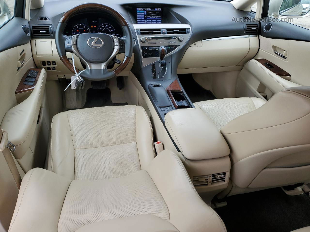 2015 Lexus Rx 350 Base Бежевый vin: 2T2BK1BA5FC256367