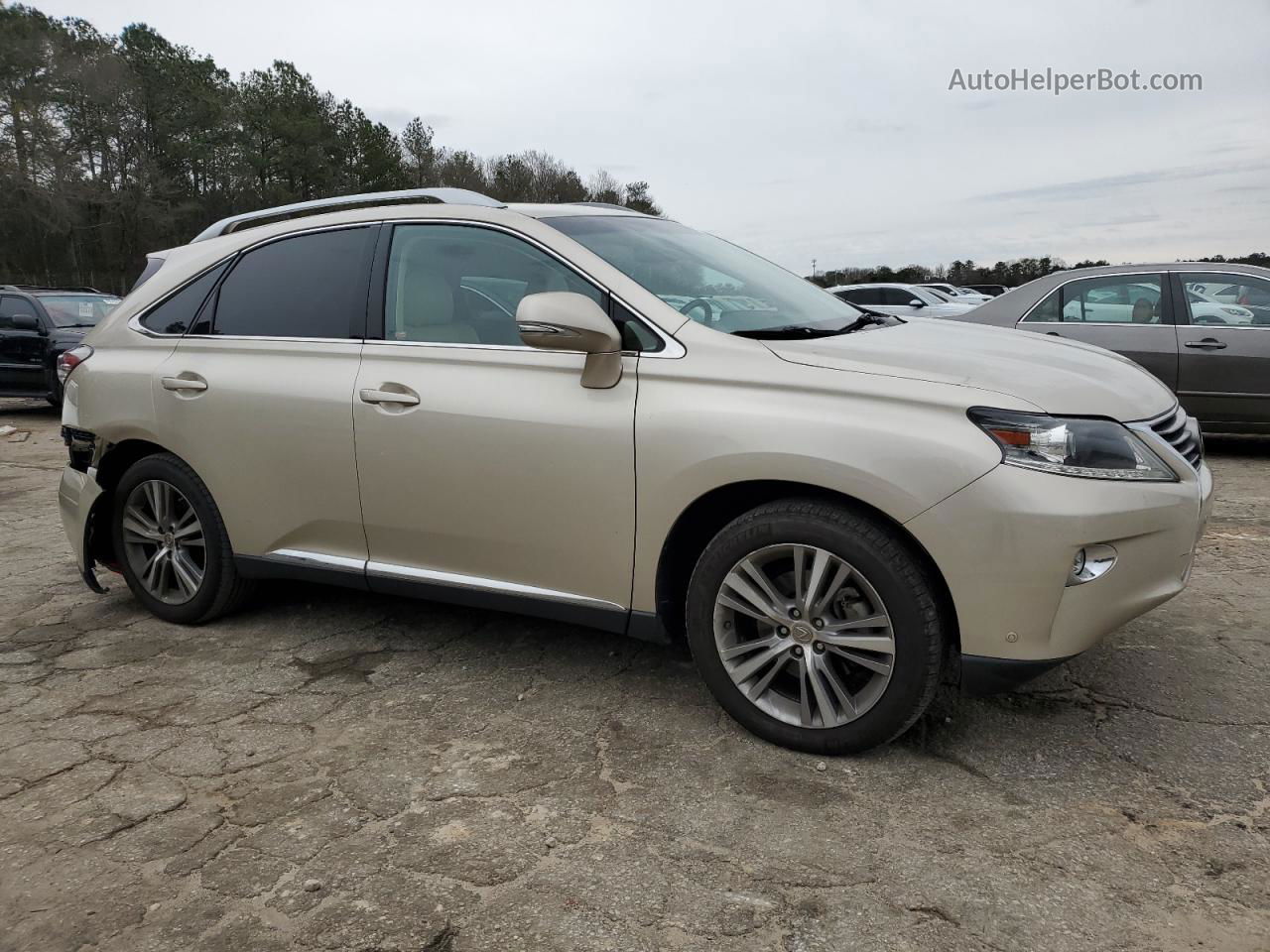 2015 Lexus Rx 350 Base Beige vin: 2T2BK1BA5FC256367