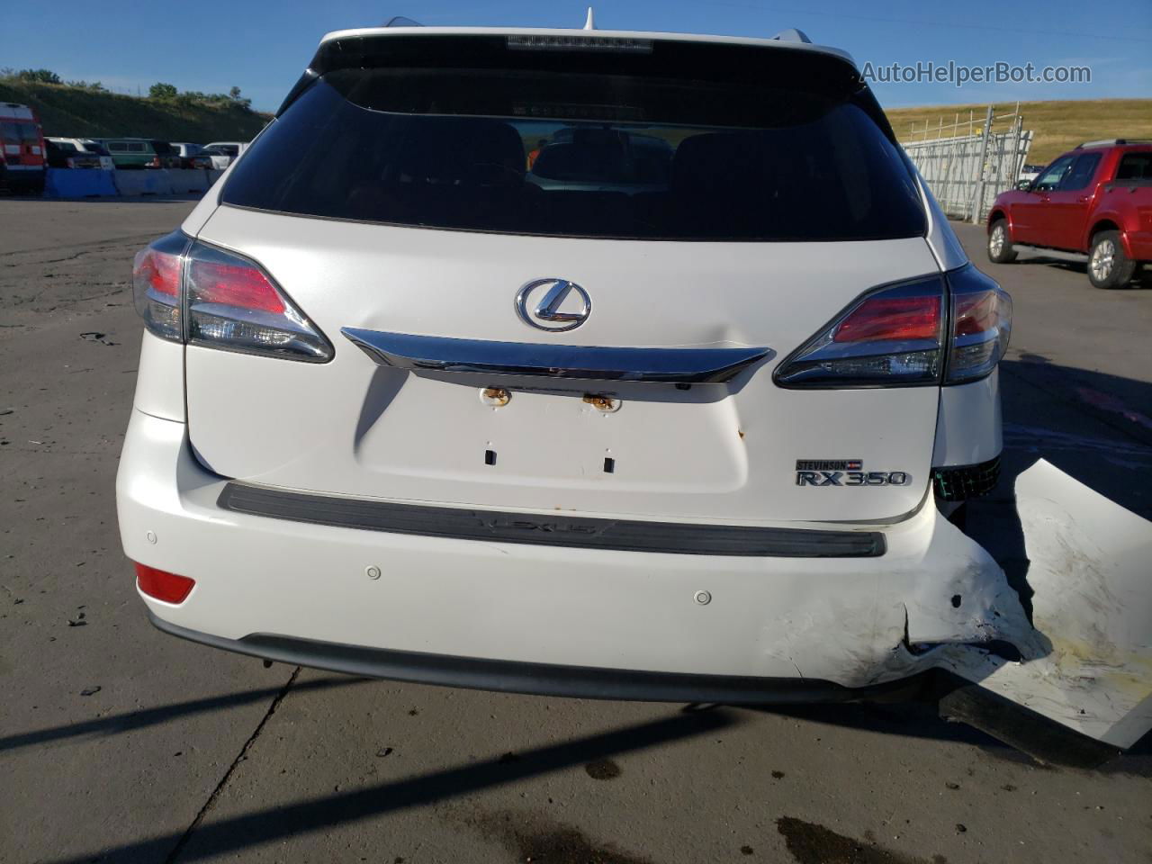 2015 Lexus Rx 350 Base White vin: 2T2BK1BA5FC264128