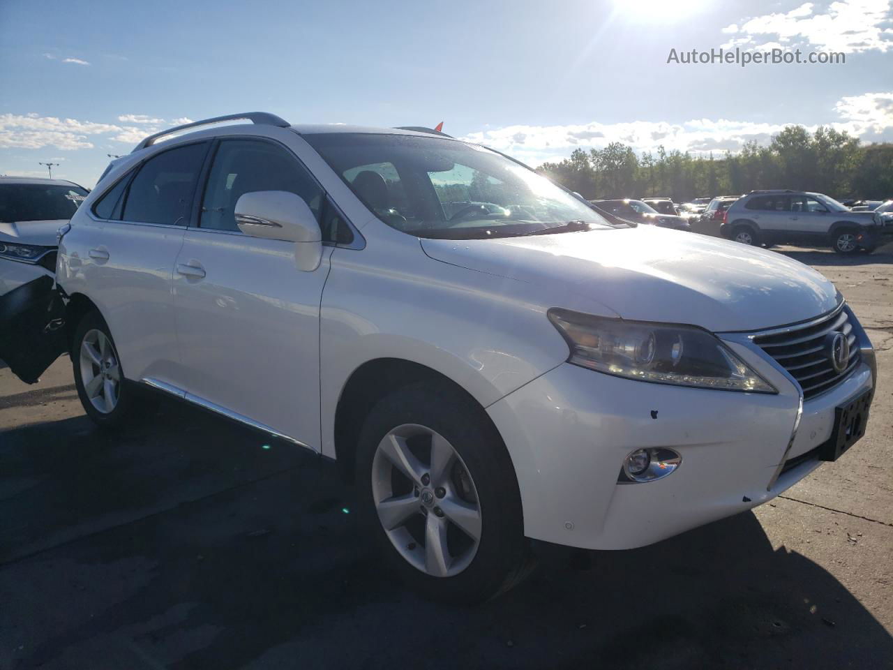 2015 Lexus Rx 350 Base Белый vin: 2T2BK1BA5FC264128