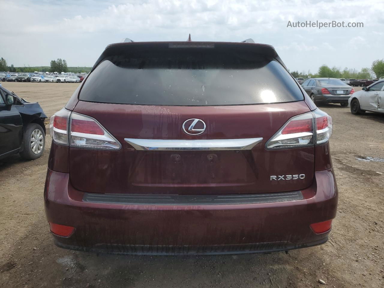 2015 Lexus Rx 350 Base Maroon vin: 2T2BK1BA5FC264842