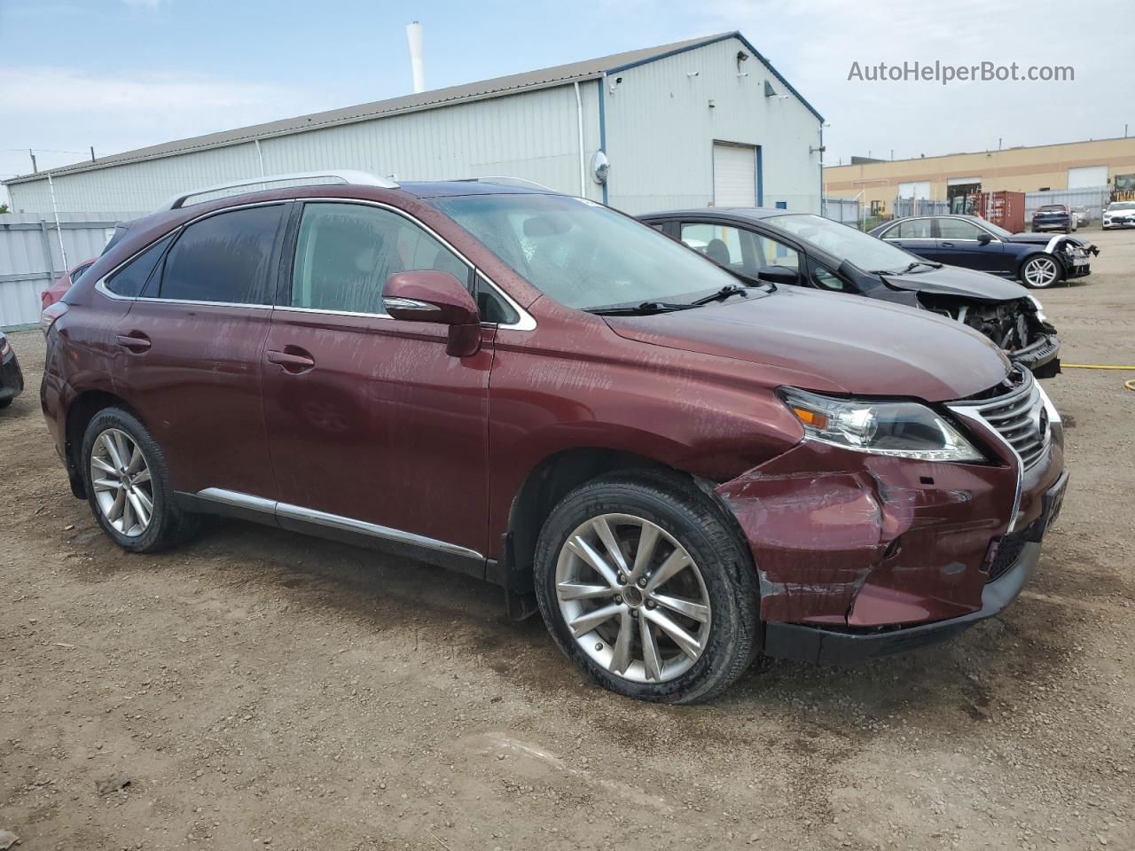 2015 Lexus Rx 350 Base Maroon vin: 2T2BK1BA5FC264842