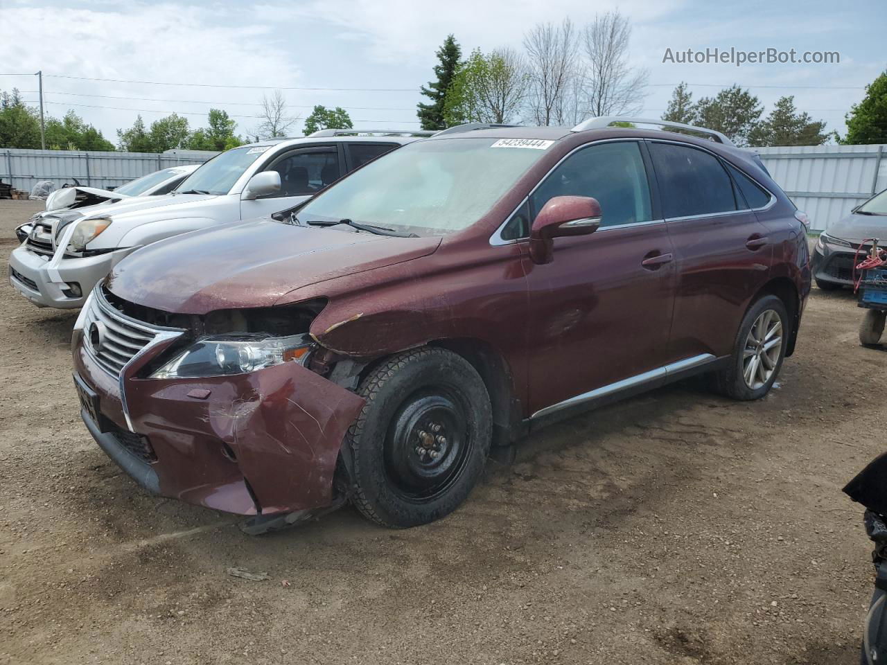 2015 Lexus Rx 350 Base Maroon vin: 2T2BK1BA5FC264842