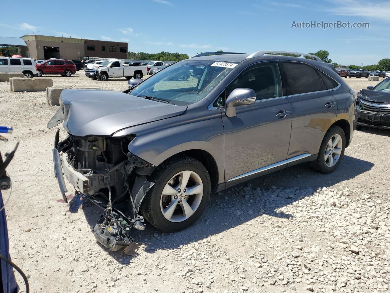 2015 Lexus Rx 350 Base Charcoal vin: 2T2BK1BA5FC273749