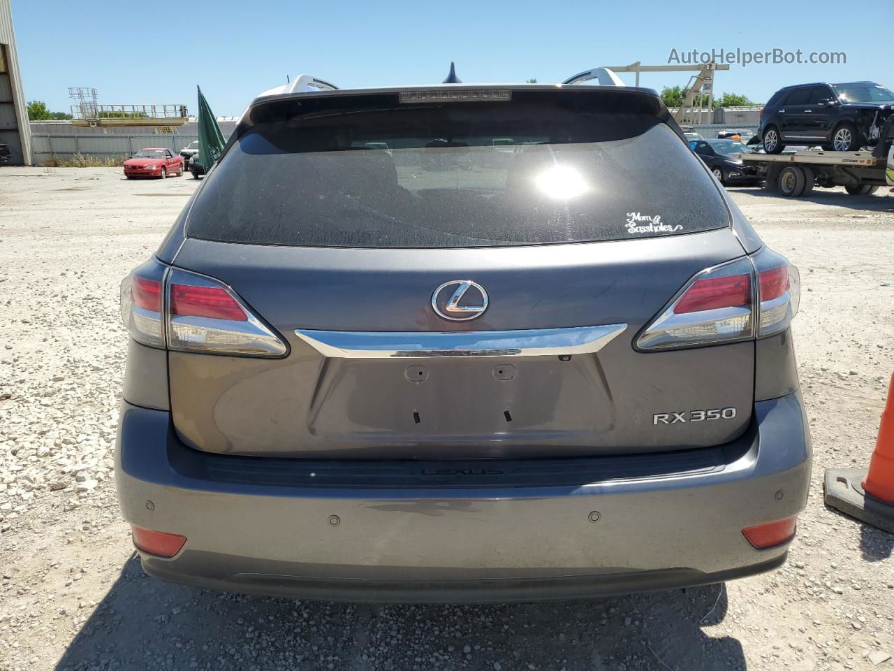 2015 Lexus Rx 350 Base Charcoal vin: 2T2BK1BA5FC273749