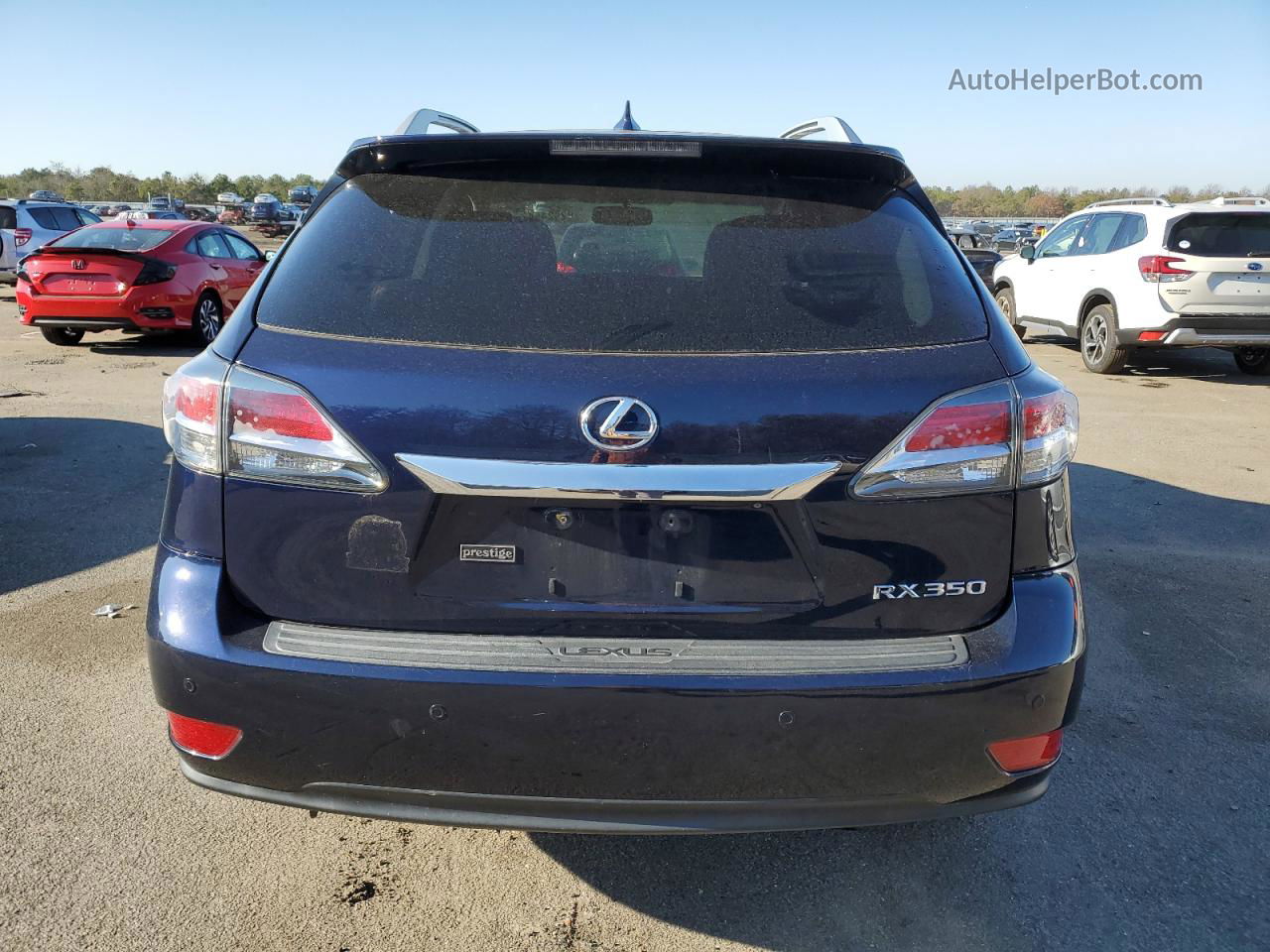 2015 Lexus Rx 350 Base Blue vin: 2T2BK1BA5FC278028