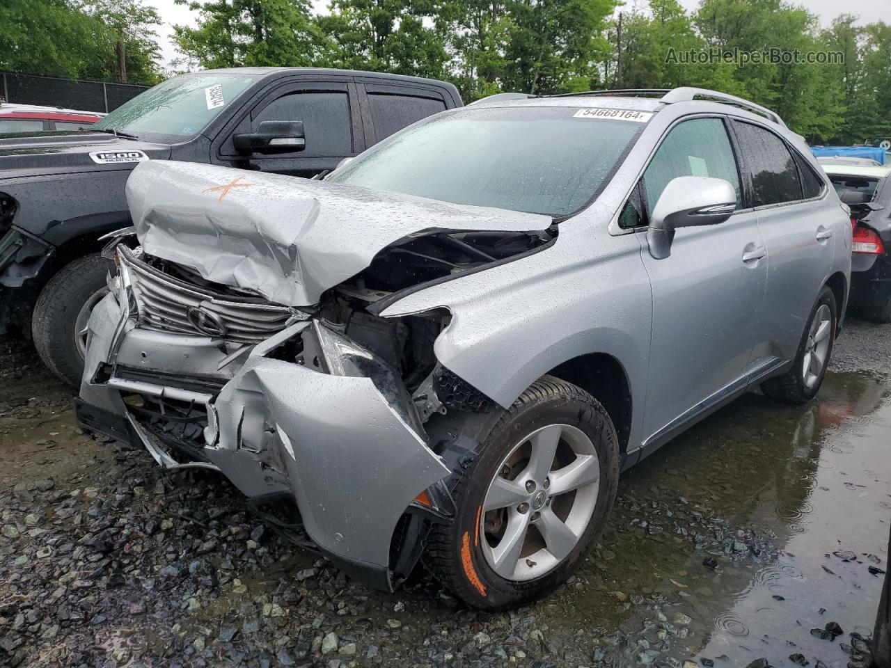 2015 Lexus Rx 350 Base Silver vin: 2T2BK1BA5FC279678