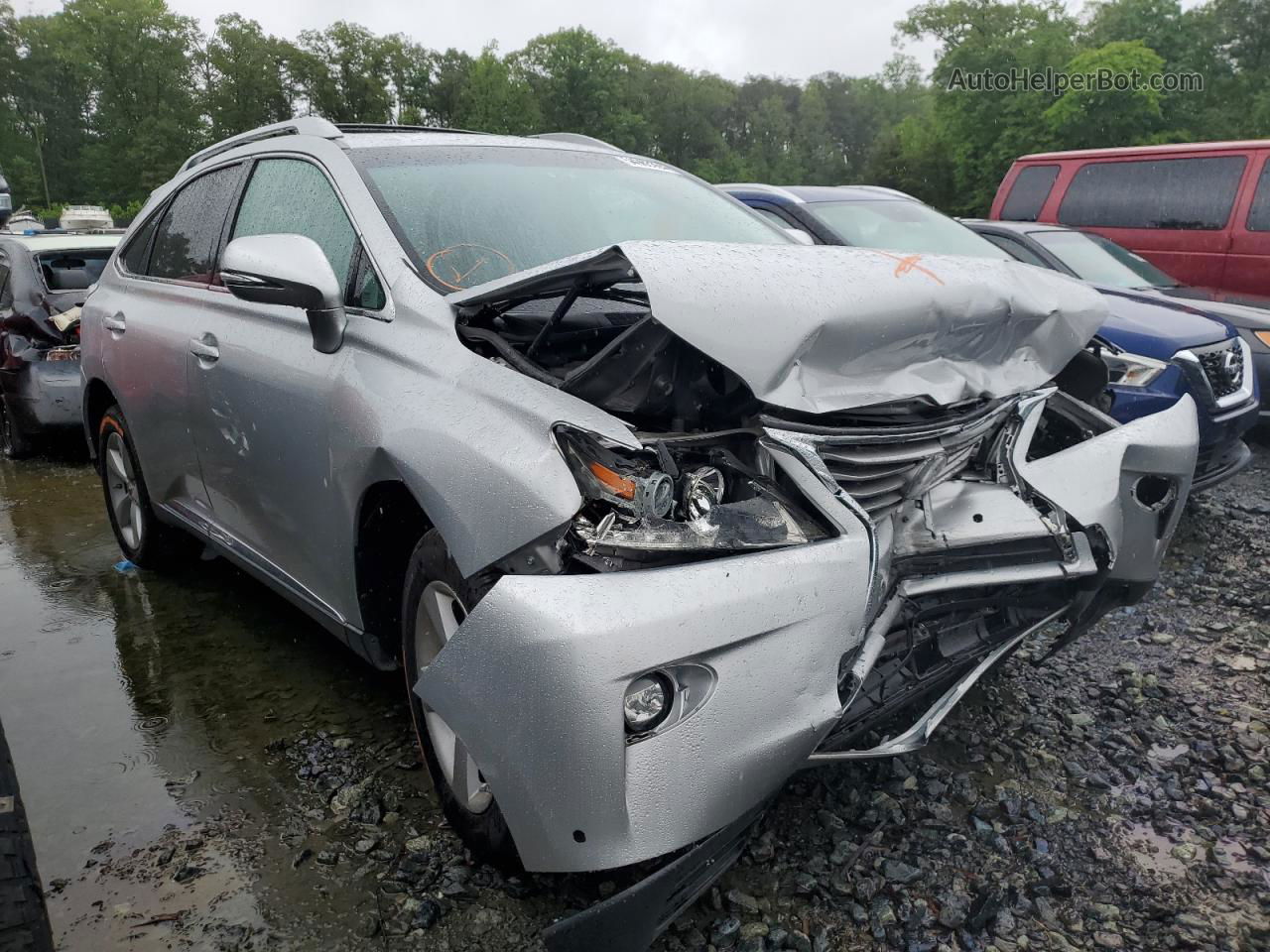 2015 Lexus Rx 350 Base Silver vin: 2T2BK1BA5FC279678