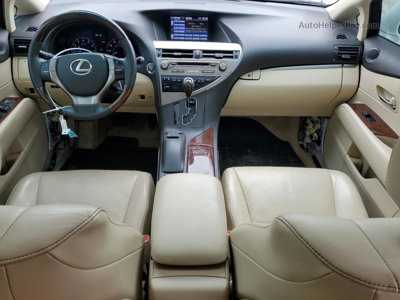 2015 Lexus Rx 350 Base Белый vin: 2T2BK1BA5FC280135