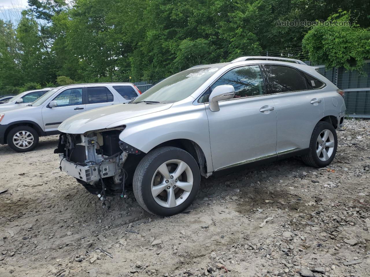 2015 Lexus Rx 350 Base Silver vin: 2T2BK1BA5FC302098