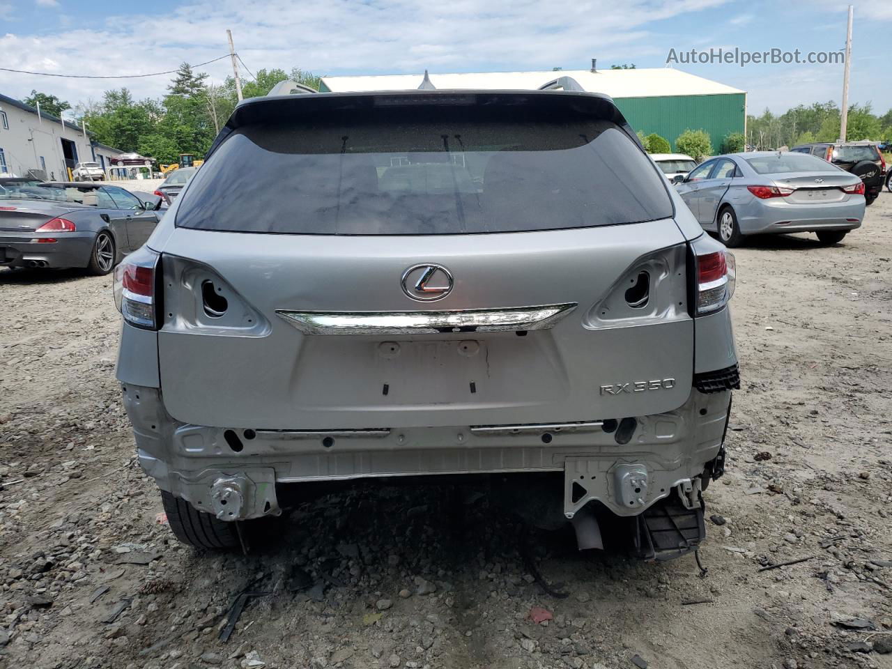 2015 Lexus Rx 350 Base Silver vin: 2T2BK1BA5FC302098