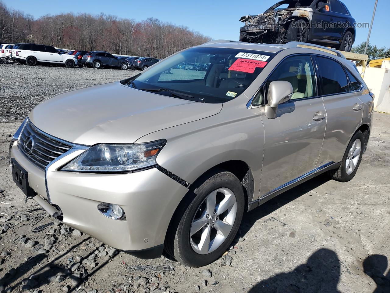 2015 Lexus Rx 350 Base Tan vin: 2T2BK1BA5FC312744