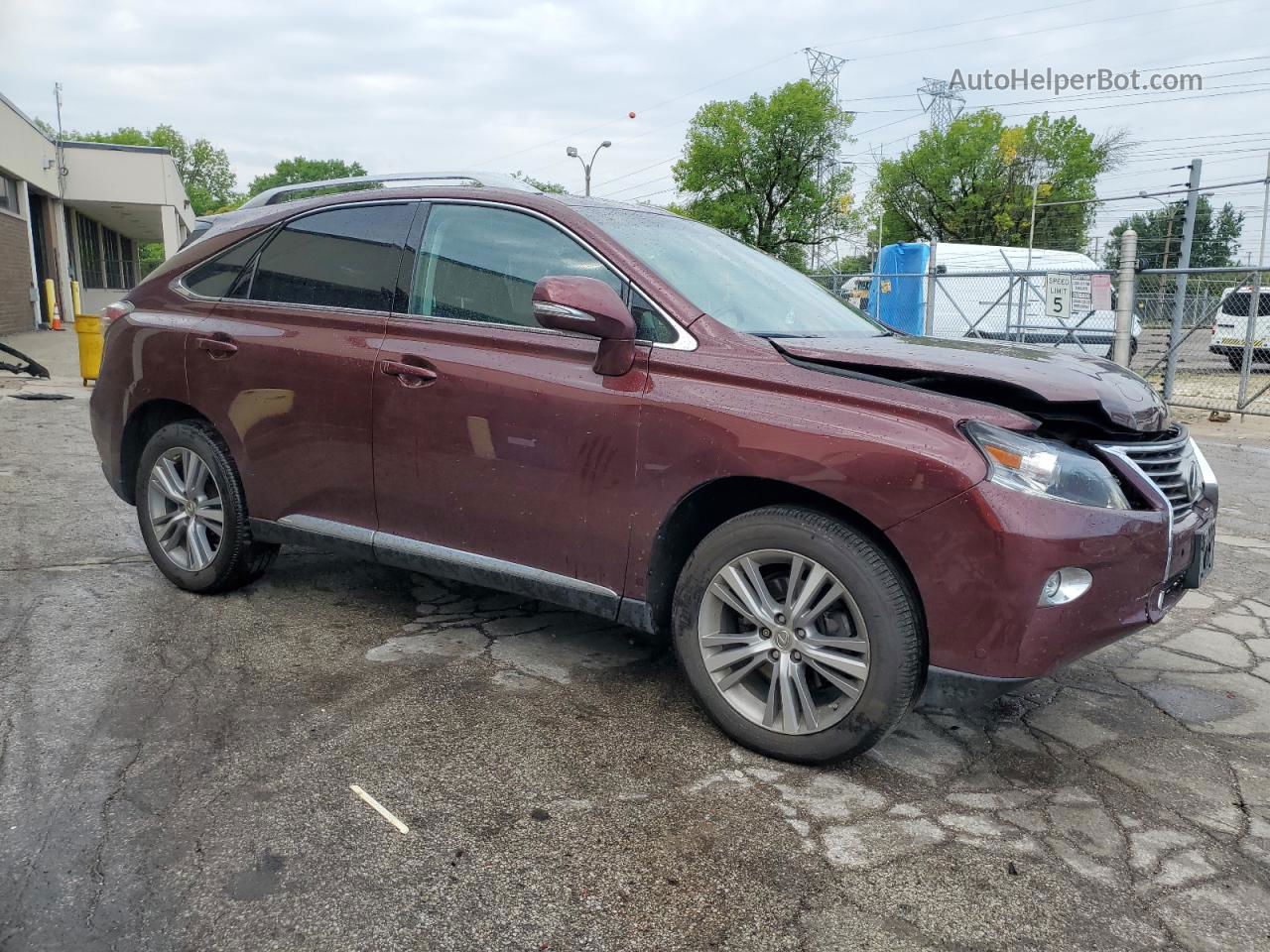 2015 Lexus Rx 350 Base Burgundy vin: 2T2BK1BA5FC328474