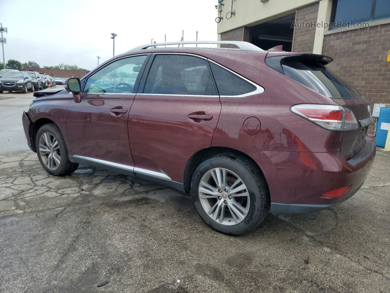 2015 Lexus Rx 350 Base Burgundy vin: 2T2BK1BA5FC328474